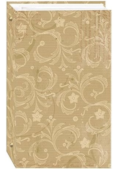 Jasmine - 3-ring Photo Album 300 Pockets Hold 4x6 Photos, Jasmine Design