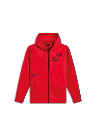 Alpinestars Traverse Hoodie Kapüşonlu Sweatshirt Kırmızı