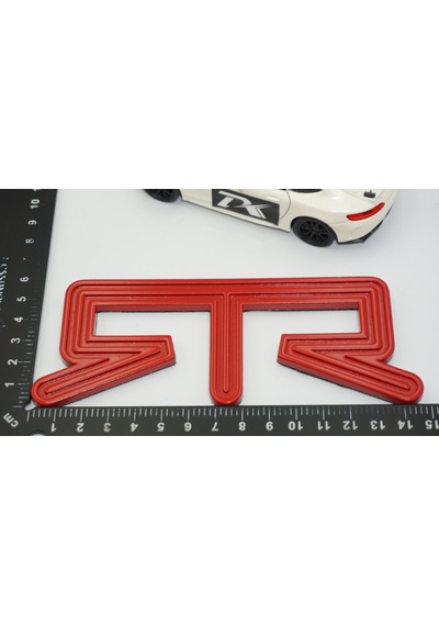 Dk Tuning Mustang Rtr Bagaj Kırmızı Logo Arma Ford İle Uyumlu