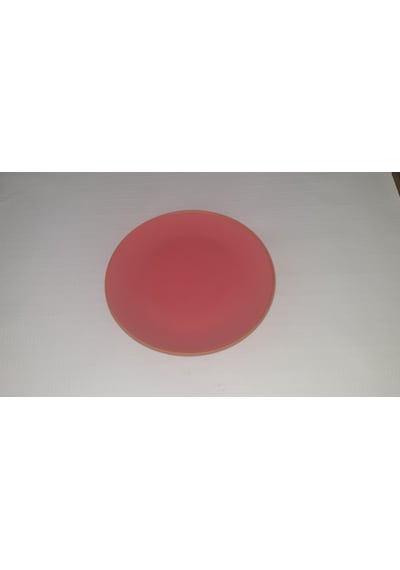 Seramik Sunum Tabağı 18 Cm Pembe 6 Adet