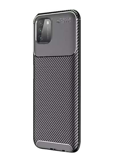 Xiaomi Poco M3 Kılıf Negro Karbon Dizaynfull Ekran Koruyucu  (510539161)