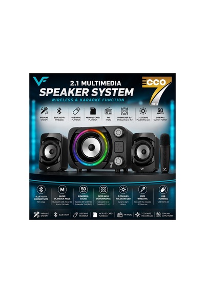 Ecco7 Btu Rgb Led Işıklı 2+1 Ses Sistemi Bluetooth Hoparlör Fm Radyolu Karaoke Mikrofonlu Speaker Tv Pc Bilgisayar Uyumlu 50w 2.1 Kanal Hafıza Kartı Ve Usb Girişli Subwoofer Ecco7 Btu Rgb Led Işıklı 2+1 Ses Sistemi Bluetooth Hoparlör Fm Radyolu Karaoke Mikrofonlu Speaker Tv Pc Bilgisayar Uyumlu 50w 2.1 Kanal Hafıza Kartı Ve Usb Girişli Subwoofer