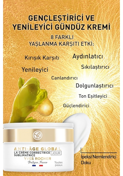 Yves Rocher Global - Gençleştirici Ve Yenileyici Gündüz Kremi-50 ML