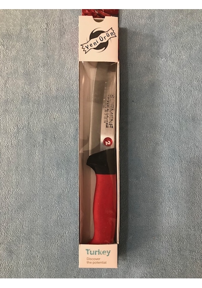Sürmene Biçak Dövme Çelik Kasap Biçagi Plastik Kurban Biçak