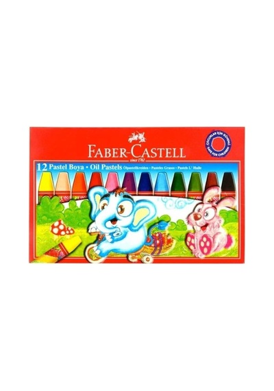 Faber Castell Karton Kutu Pastel Boya, 12 Renk Genel