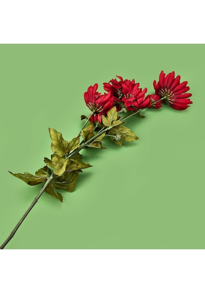 Deco Krizantem Dal Çiçek - Fuşya - 84 Cm