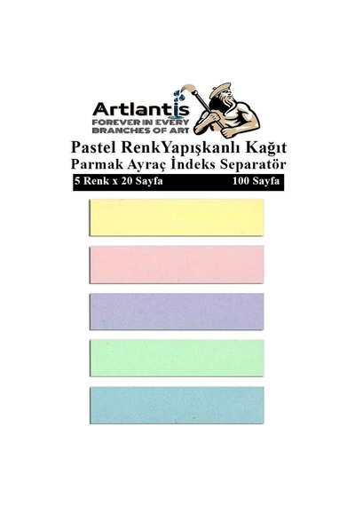 Kendinden Yapışkanlı Ayraç Postit 5 Renkli 1 Adet Yapışkanlı Not Kağıdı Transparan Parmak Ayraç İndeks Seperatör 5 Li Mini