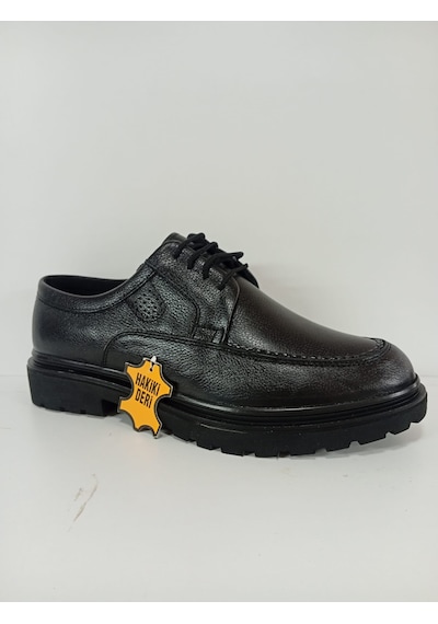 Dgn Erkek Deri 38-39-40 Numara Özel Üretim Ayakkabı 521 Sıyah