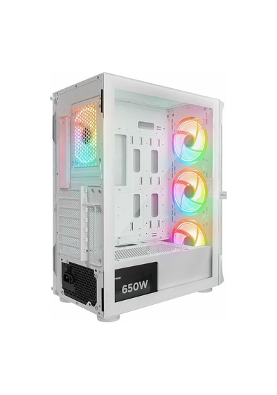 Prolix White 650w 80+ White Usb 3.2 Argb Atx Mid Tower Beyaz Kasa