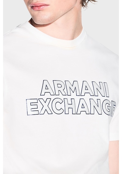 Armani Exchange Erkek T Shirt Xm002413 Af10361 U0009 Beyaz