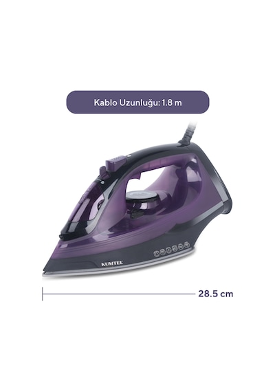 Kumtel HMU-05 2400 W Seramik Buharlı Ütü