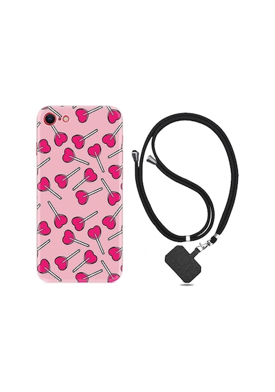 Apple Uyumlu iPhone Se 2020 Se 2020 Kılıf Boyun Askılı Heart Lollipop 1414