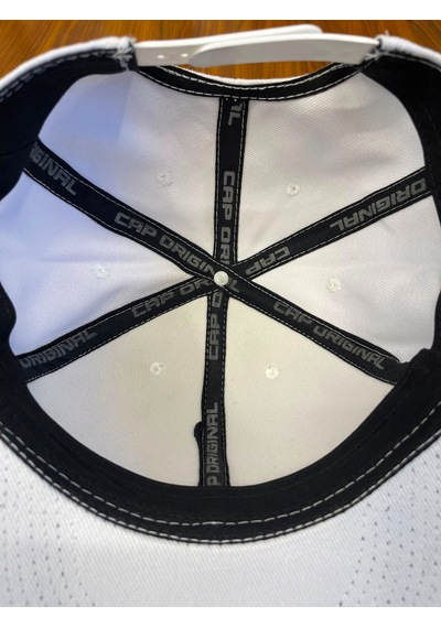 Hamze Hip Hop Snapback Rapper Basic Gabardin Cap Şapka Beyaz