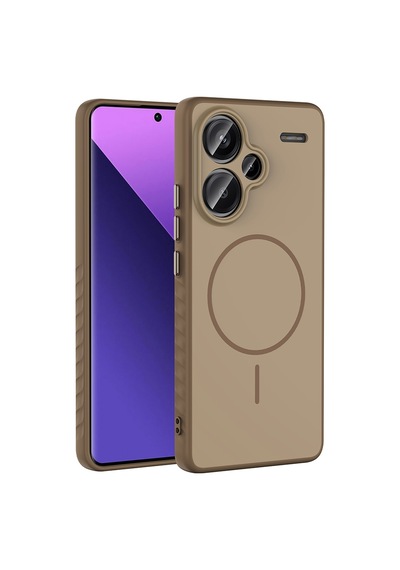 Xiaomi Redmi Note 13 Pro Plus 5g Kılıf Kamera Lens Korumalı Magsafe Destekli Silikon Pazarplus Gümüş