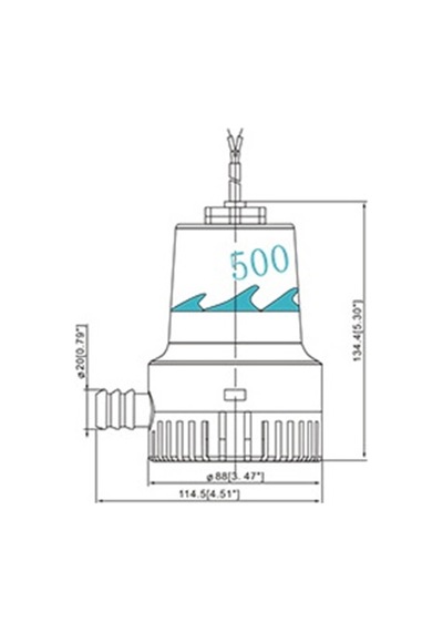 Seamaxx Sintine Pompası 500gph 24v