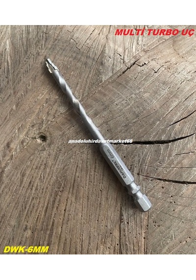Dwk Pro 6mm Kademeli Multi Uç Metal Delme Ucu Ahşap Sac Mermer Delme Ucu