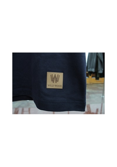Wild Wood Garment Wild Wood "keep Going" Grafik Baskılı Premium Oversize T-shirt Lacivert