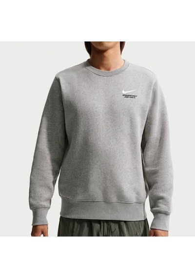 Nike Sportswear Club Bb Crew Erkek Gri Sweatshirt