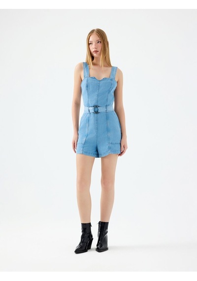 LOFT Regular Fit Kadın Tulum Lf2039913 Q1.v1 Denim