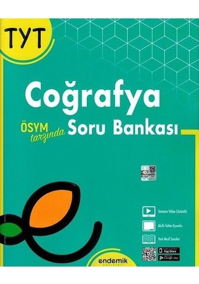 2022 TYT Coğrafya Soru Bankası -  Endemik Yayınları