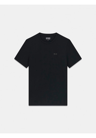 Guess Kısa Kollu Bisiklet Yaka Yeni Teknik Esnek Erkek Siyah T-shirt M6rı19kd202-jblk Siyah