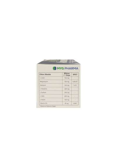 Orbivital Aminera Amino Asit Kompleksi + Magnezyum, Kalsiyum Ve D3 Vitamini 30 Saşe