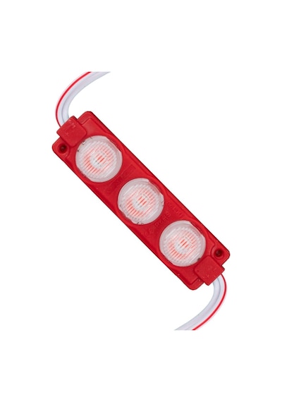 12 Volt 3 Watt Kırmızı Led Modül - 74x20 Mm - 3030 Çip Diğer
