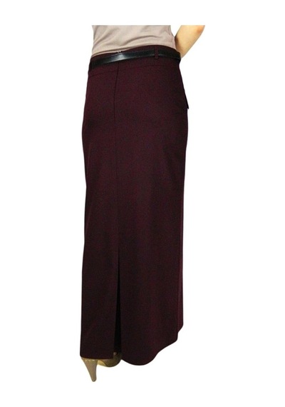 Kadın Bordo Uzun Etek Gkc5277-Bordo-38 Bordo