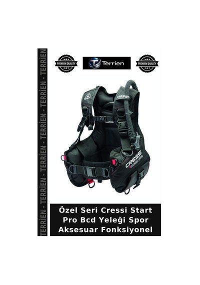 Özel Seri Cressi Start Pro Bcd Yeleği Spor Aksesuar Fonksiyonel Çok Renkli