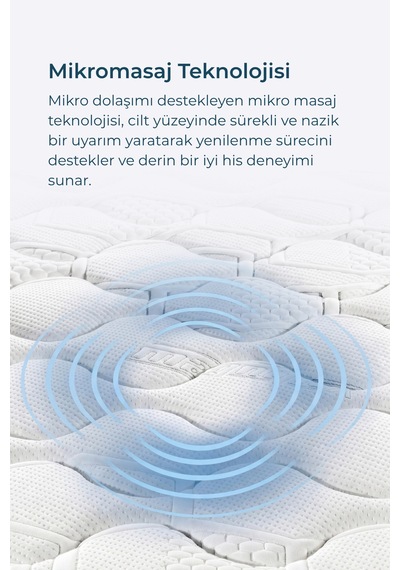 Massaggio Deluxe Ultra Ortopedik Mikro Masaj Etkili Memory Foam Yatak Made İn Italy