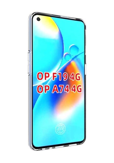 Oppo A74 4G Kılıf Zore Şeffaf Ince Ve Esnek Süper Silikon Kılıf Renksiz