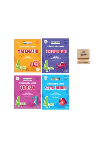Okyanus 4. Sınıf Classmate Matematik Fen Türkçe Ve Sosyal Etkinlikli Soru Bankası 4lü Set + Ts