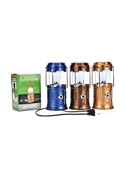 Solar Kamp Lambası Güneş Enerjili Kamp Lambası 1w+6 Led 5800t Camel