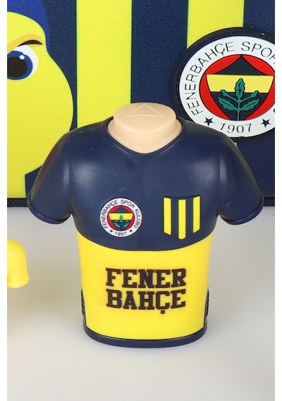 Lisanslı Fenerbahçe Yellow Collection Kalem Çantası,top Başlıklı Jel Kalem,forma Tasarım Kalemtraş,silgi Tepeli Kurşun Kalem Seti Altın