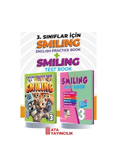 3. Sınıf Smiling English Practice Book + Smiling Test Book Set