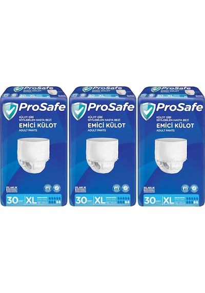 Prosafe Emici Külot Hasta Bezi Xl-extra Large 90 Adet 3pk 30 XL