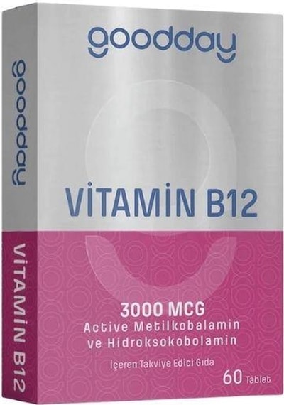 Goodday Vitamin B12 1000 Mcg 60 Tablet