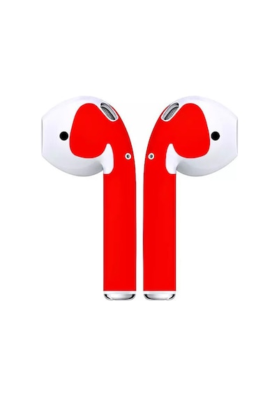 Apple Uyumlu AirPods Kulaklık Kaplama Sticker Koruyucu Film Etiket Folyo 1 Çift