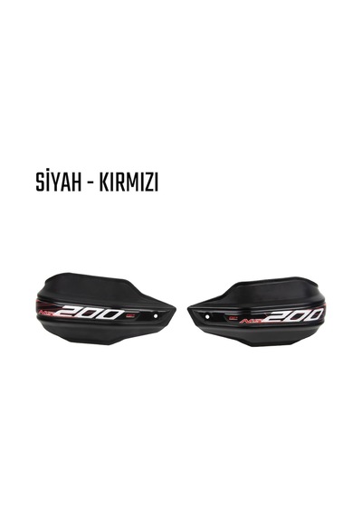 GP Kompozit Bajaj Pulsar NS 200 2014-2024 Uyumlu Plastik Elcik Koruma Siyah