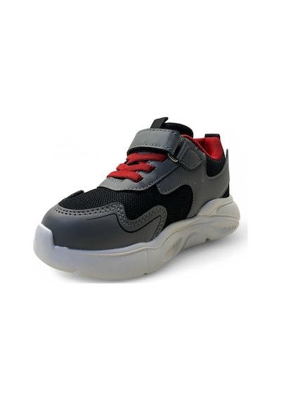 Cool Zeta Çocuk Hafif Işıklı Sneaker Siyah