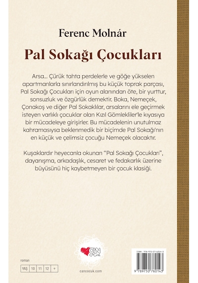 Pal Sokağı Çocukları - Ferenc Molnar - Can Çocuk Yayınları