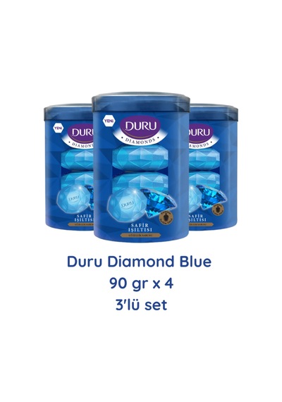 Diamonds Serisi Blue Katı Sabun 4x90 Gr 3 Adet Diğer