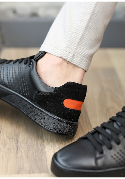 Hakiki Deri Rahat Giymli Günlük Sneaker Erkek Ayakkabı Daks6558 001