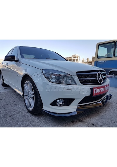 Mercedes C180(makyajsız) Ön Tampon Eki --fibersan Tuning