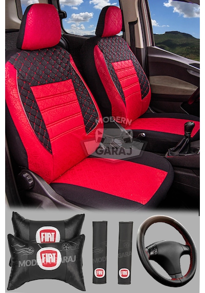 Fiat Albea Tipo Linea Palio Egea Tempra Full Set Gofrajlı Kırmızı