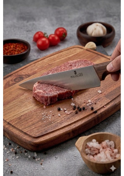 Samuray Şef,chef, Kasap Bıçağı Renkli