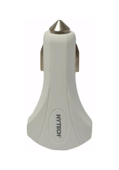 Hytech Hy-Xq55 Type-C + Çift Usb Çıkışlı Çakmak Şarj 7A Beyaz