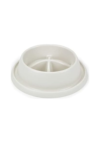 Köpek Yavaş Besleme Mama Kabı, Bambu, Kahve, 31,5cm, 2l