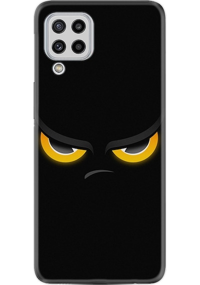 Samsung Galaxy Uyumlu M51 Kılıf Silikon Black Eyes 1644