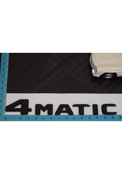 4 Matic Bagaj Siyah Renk 3M 3D Yazı Logo Ür